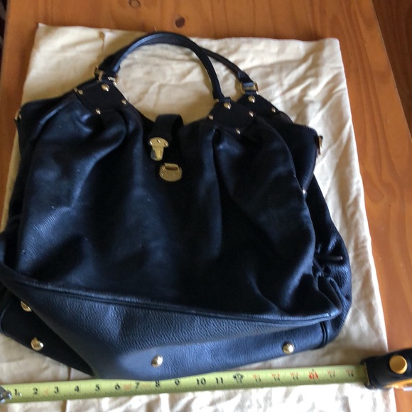💎 HUGE XXL 💎 RARE GORGEOUS MAHINA LEATHER LOUIS VUITTON HOBO - Picture 12 of 15